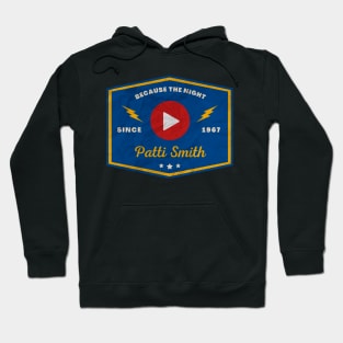 Patti Smith // Play Button Hoodie